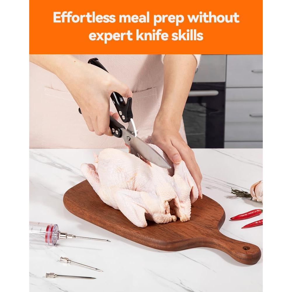 Tijeras de Cocina Brigii de Acero Inoxidable Multiusos 340g