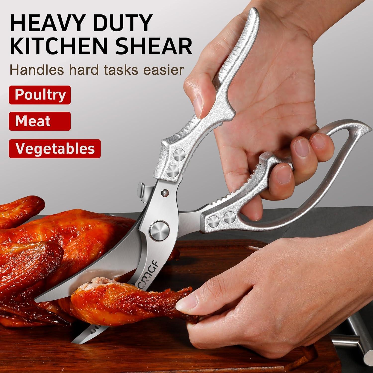 Tijeras de Cocina Plys para Aves y Carne, Acero Inoxidable