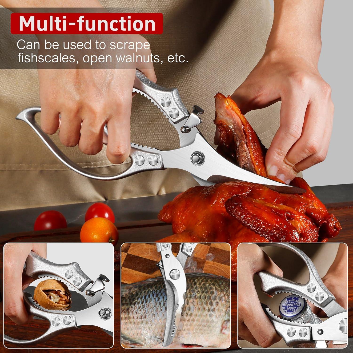 Tijeras de Cocina Plys para Aves y Carne, Acero Inoxidable