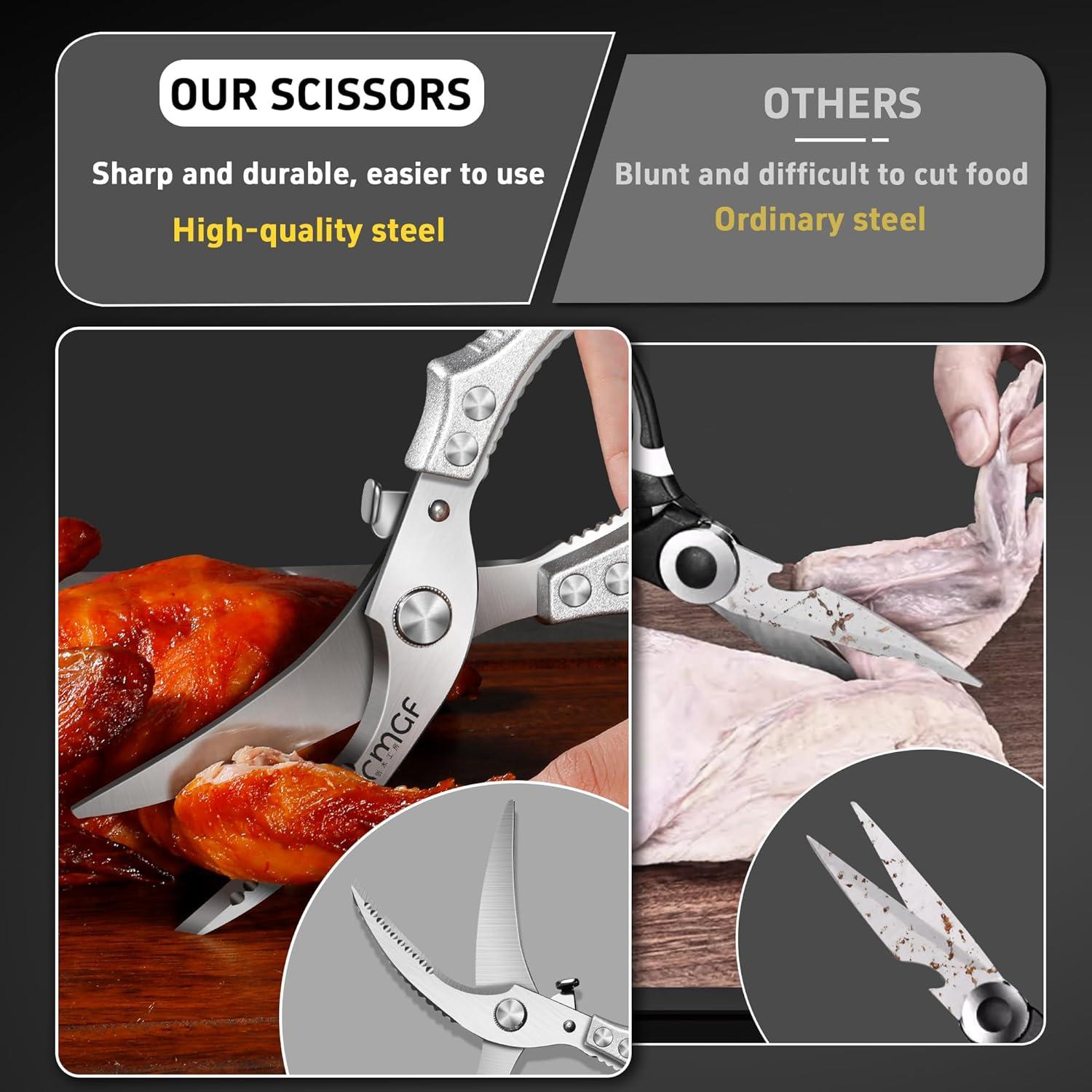 Tijeras de Cocina Plys para Aves y Carne, Acero Inoxidable