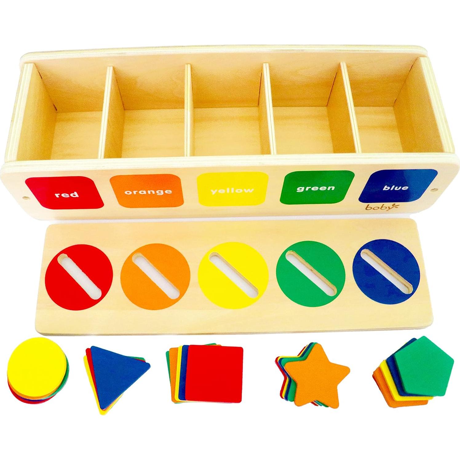 Caja de Aprendizaje Dailyfunn Montessori 25 Piezas Madera