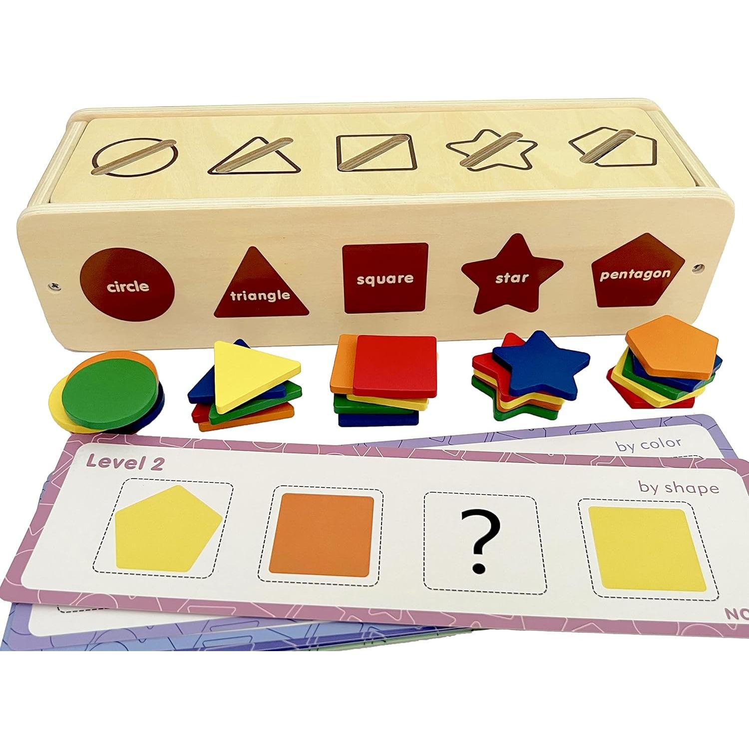 Caja de Aprendizaje Dailyfunn Montessori 25 Piezas Madera