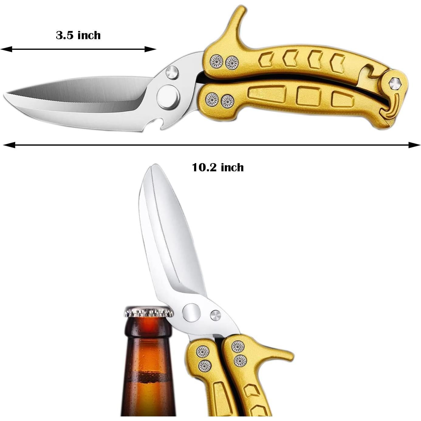 Tijeras de cocina multifuncionales Jasni de acero inoxidable