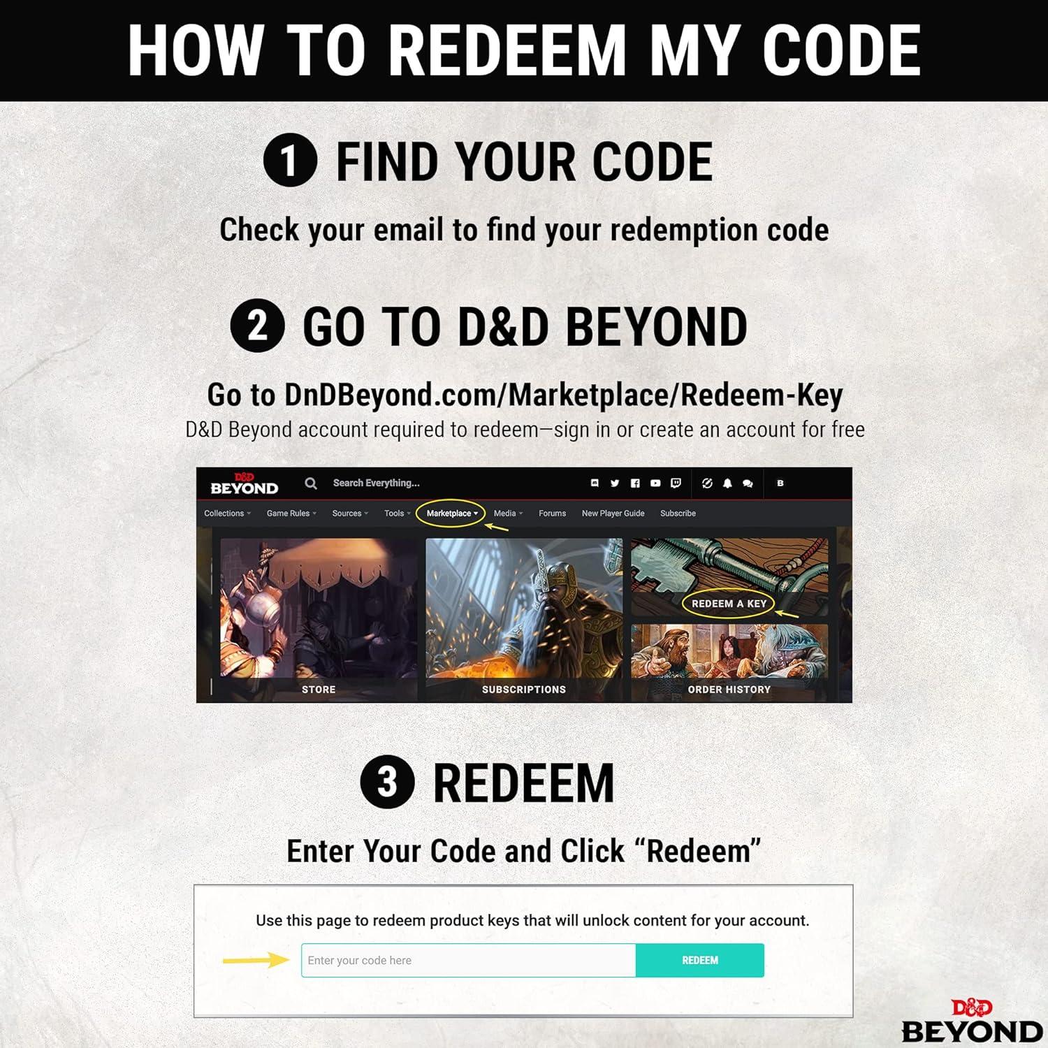 Código Digital D&D Beyond Waterdeep: Dragon Heist