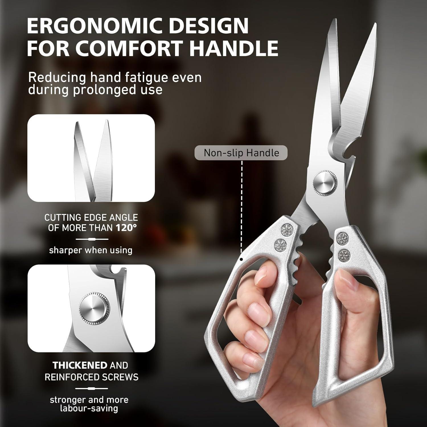 Tijeras de Cocina Pesadas BALUCA Acero Inoxidable 17cm