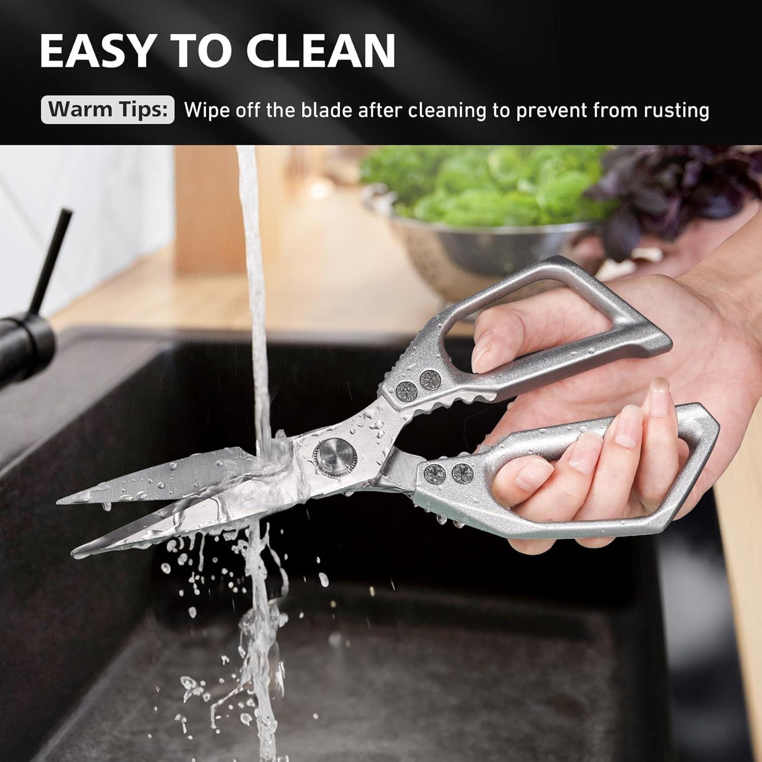 Tijeras de Cocina Pesadas BALUCA Acero Inoxidable 17cm