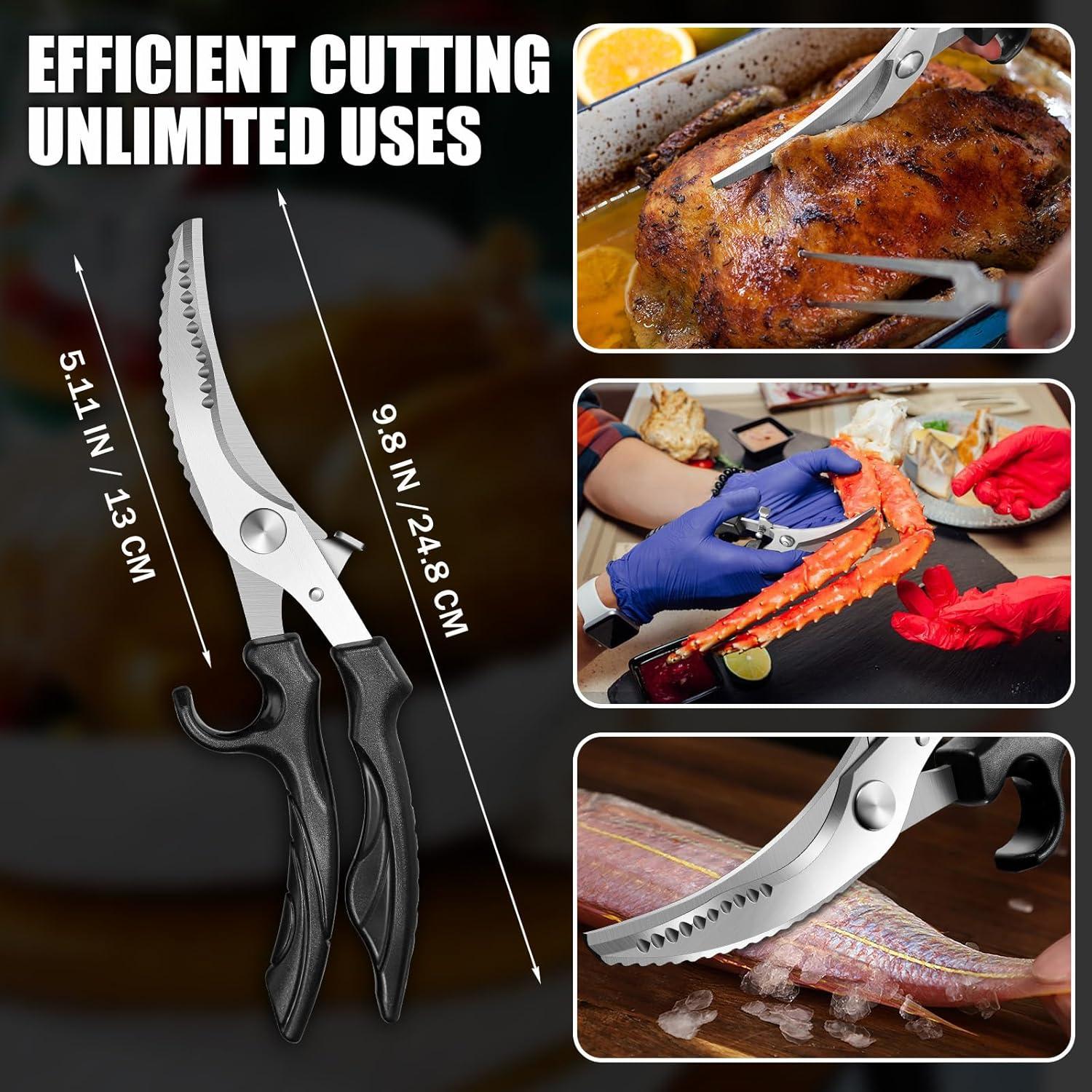 Tijeras de Cocina PURPLEBIRD Acero Inoxidable 26.24 cm