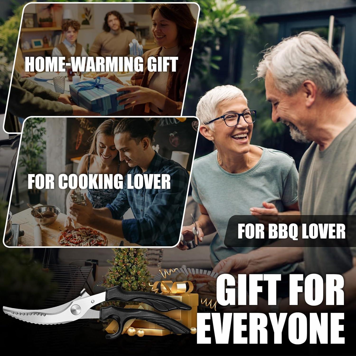 Tijeras de Cocina PURPLEBIRD Acero Inoxidable 26.24 cm