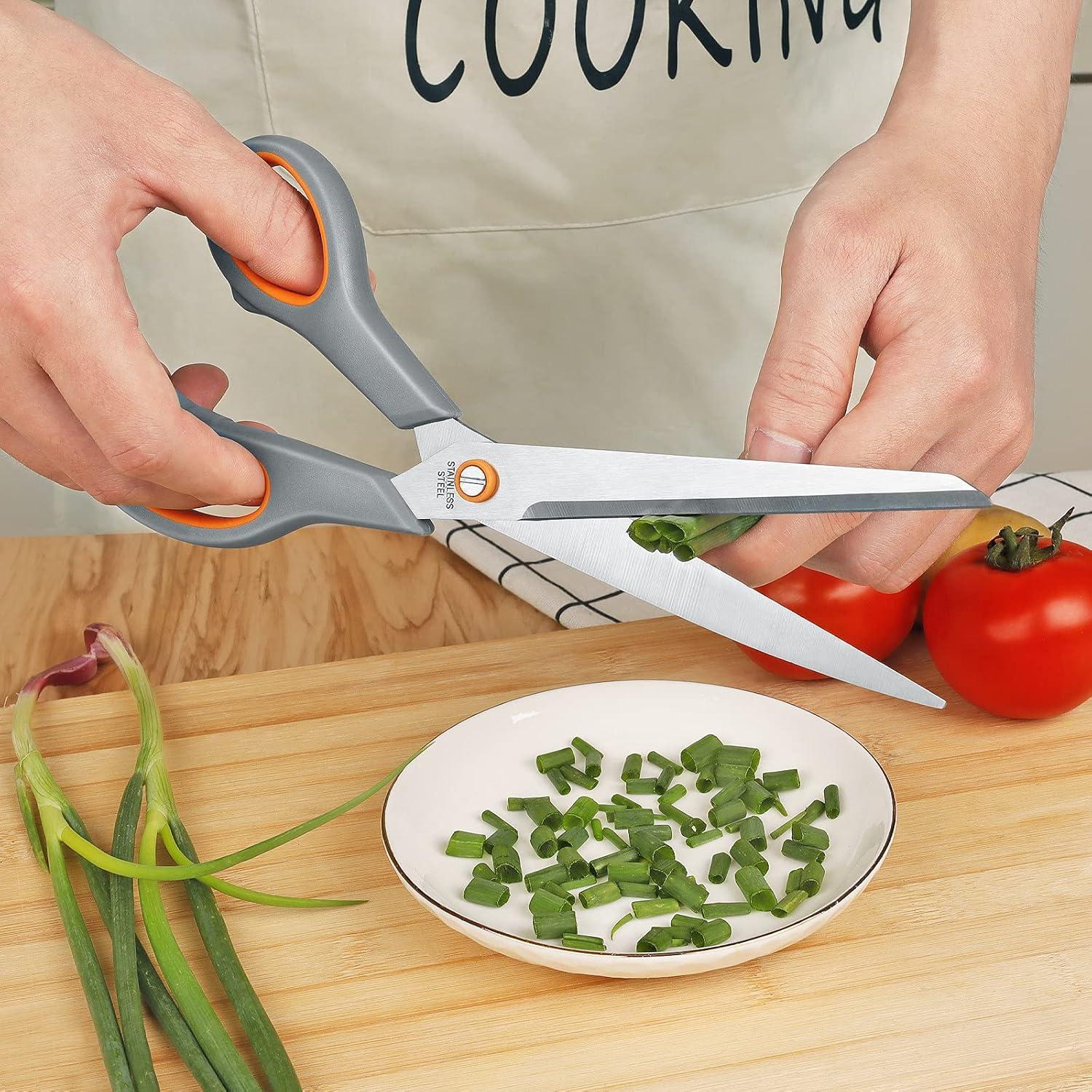 Juego de Tijeras de Cocina Asdirne, Acero Inoxidable, 5 Piezas