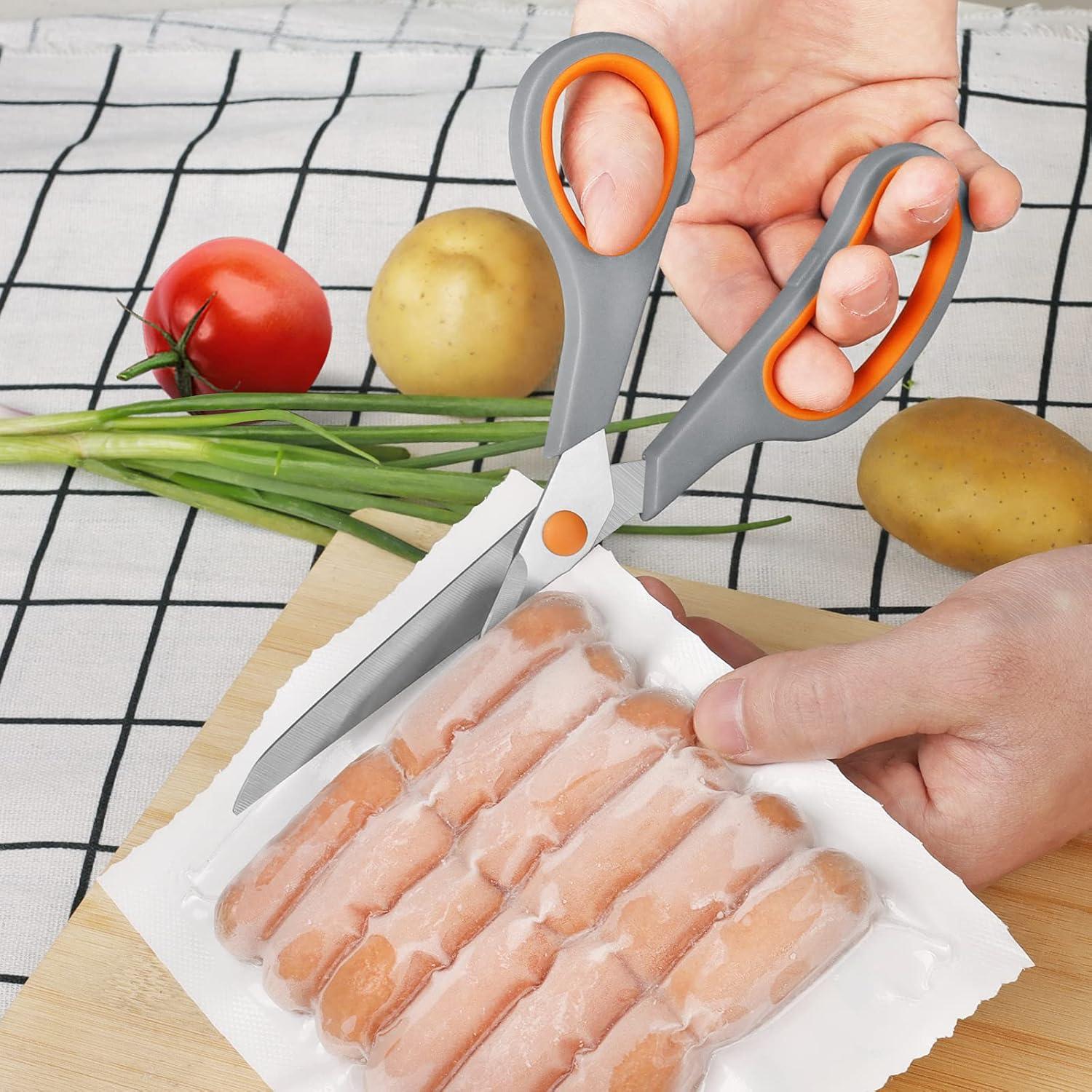 Juego de Tijeras de Cocina Asdirne, Acero Inoxidable, 5 Piezas