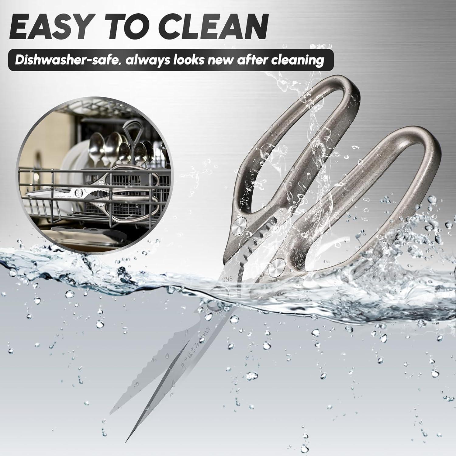 Juego de Tijeras de Cocina SSGP 2 Pcs Acero Inoxidable Afiladas