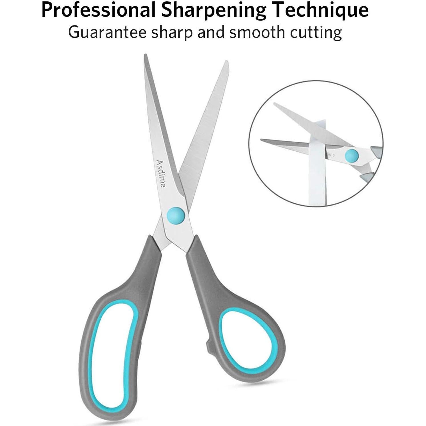 Juego de Tijeras Asdirne 4 Piezas Acero Inoxidable 13.7-24.4 cm