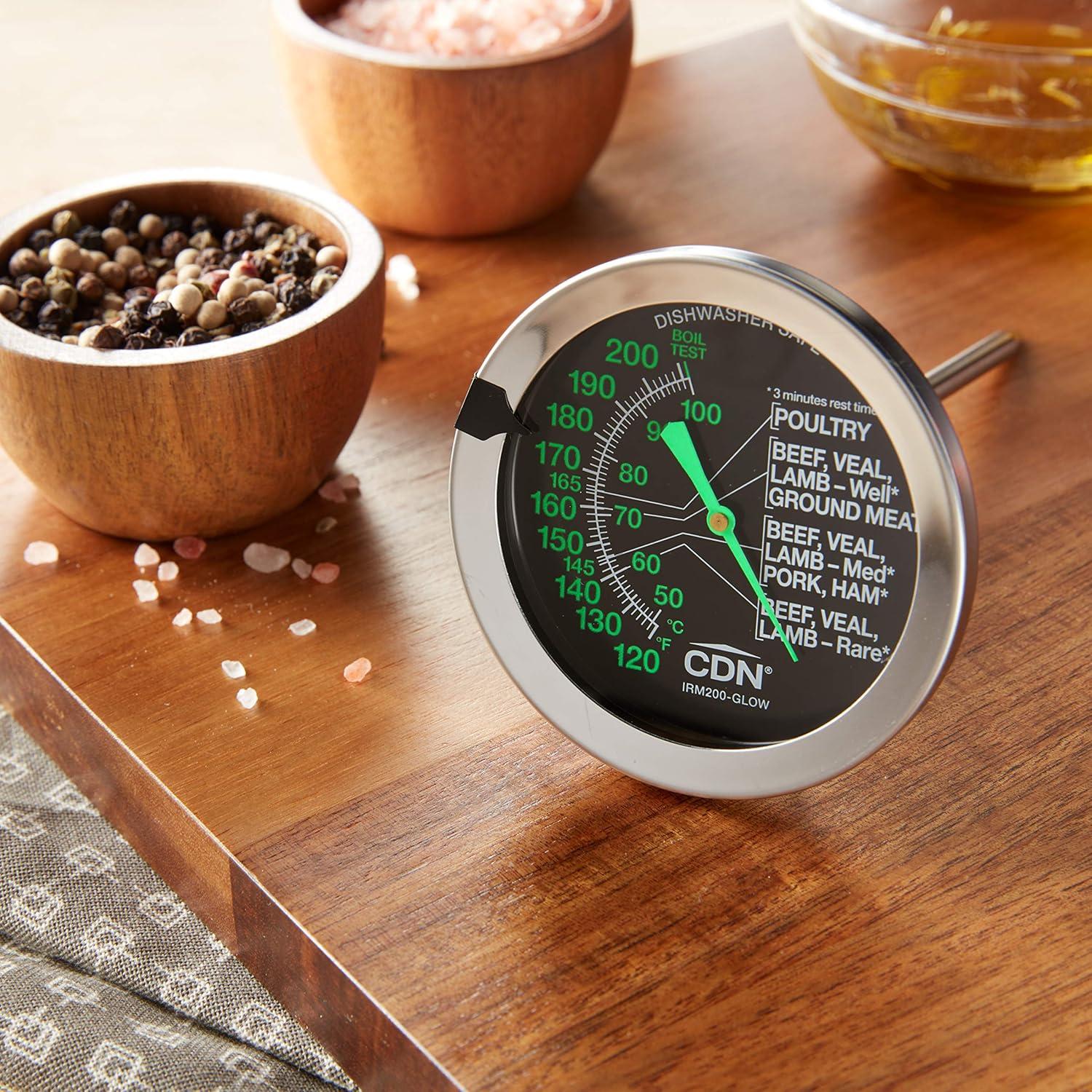 Termómetro de Carne CDN ProAccurate GLOW 5.1 cm Impermeable