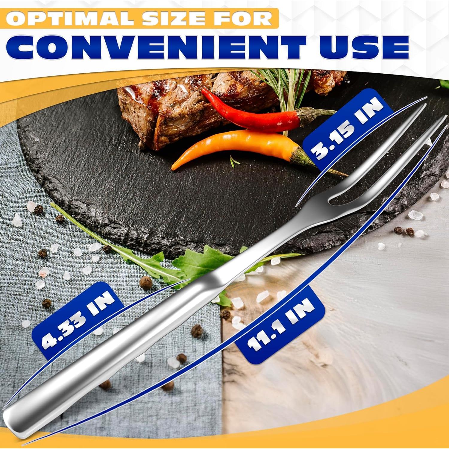 Tenedor de Carne ZOKLU 27.94 cm Acero Inoxidable Ergonómico