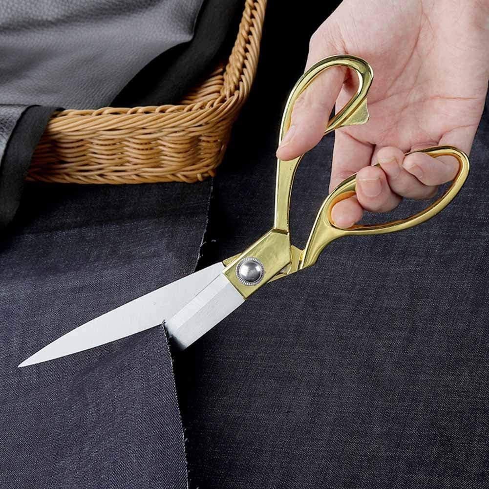 Tijeras de Sastre SUNLAND 28 cm Acero Inoxidable Dorado