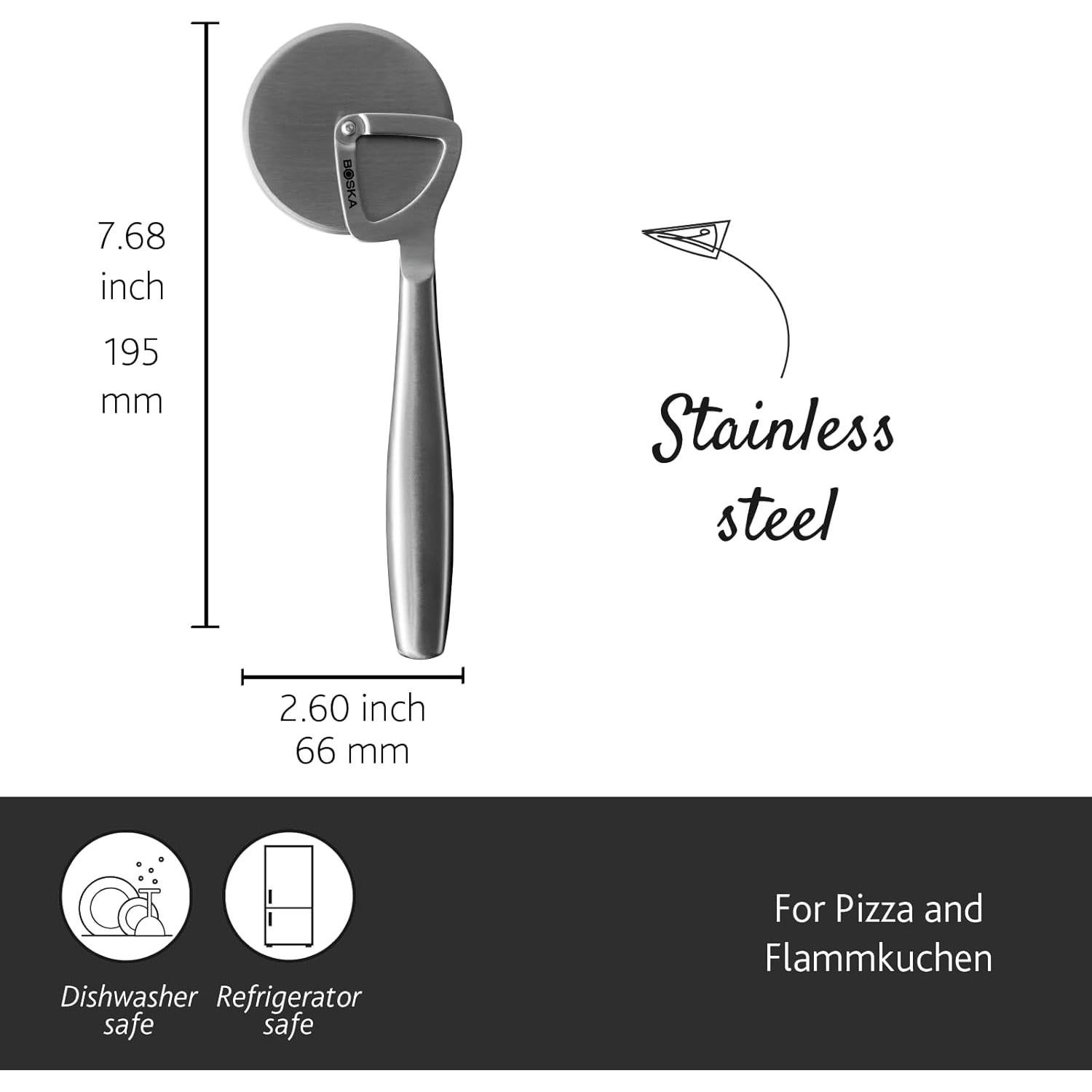 Cortador de Pizza Boska Copenhagen Acero Inoxidable 19.5cm