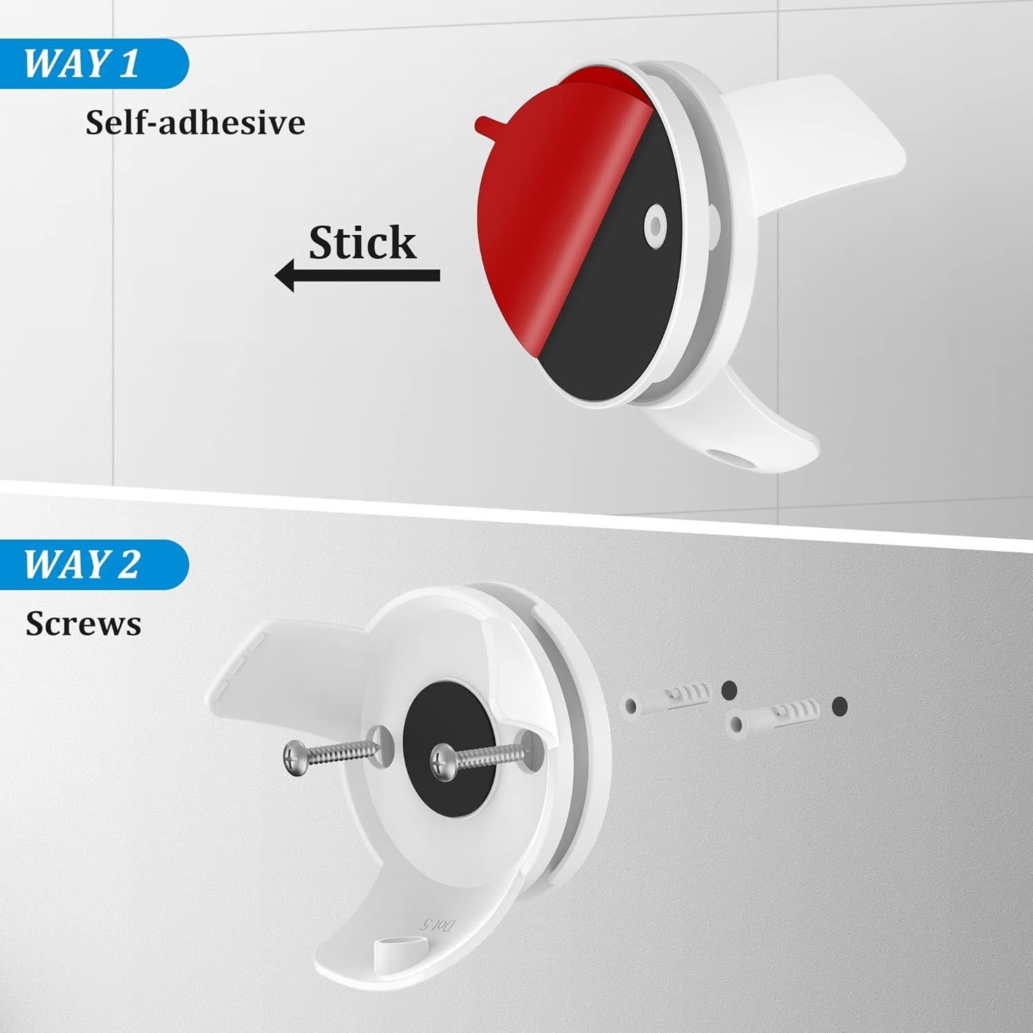 Soporte de Pared PlusAcc para Echo Dot 5ta Gen - Blanco