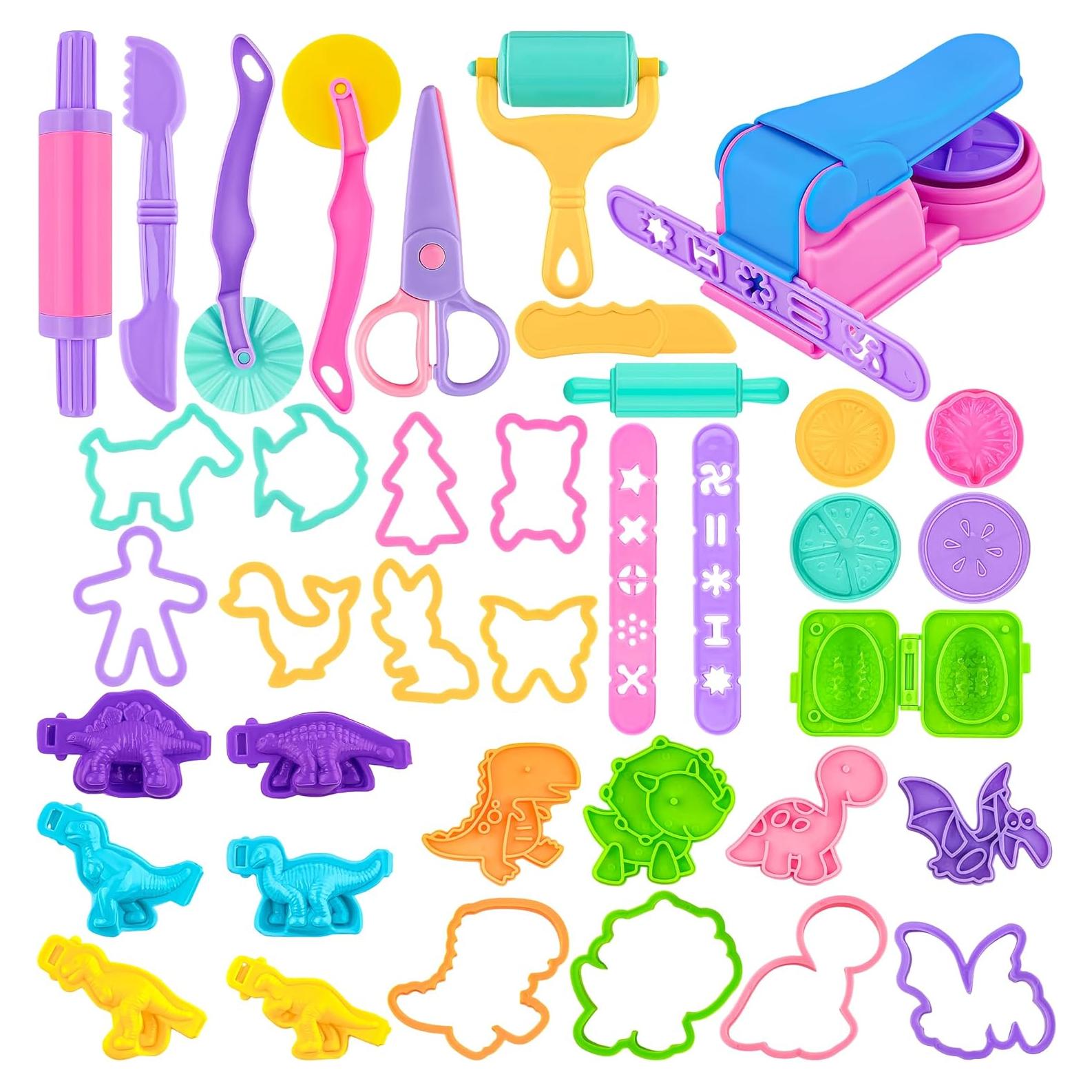 Set de Herramientas de Plastilina Oun Nana 38 Piezas Multicolor