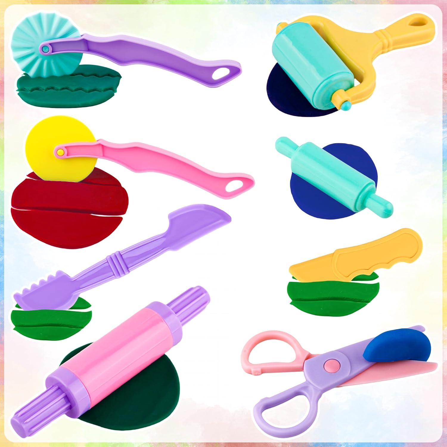 Set de Herramientas de Plastilina Oun Nana 38 Piezas Multicolor