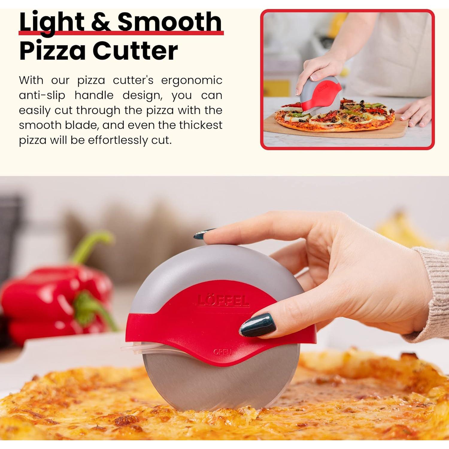 Cortador de Pizza Vanburen - Acero Inoxidable Afilado 11.99 cm