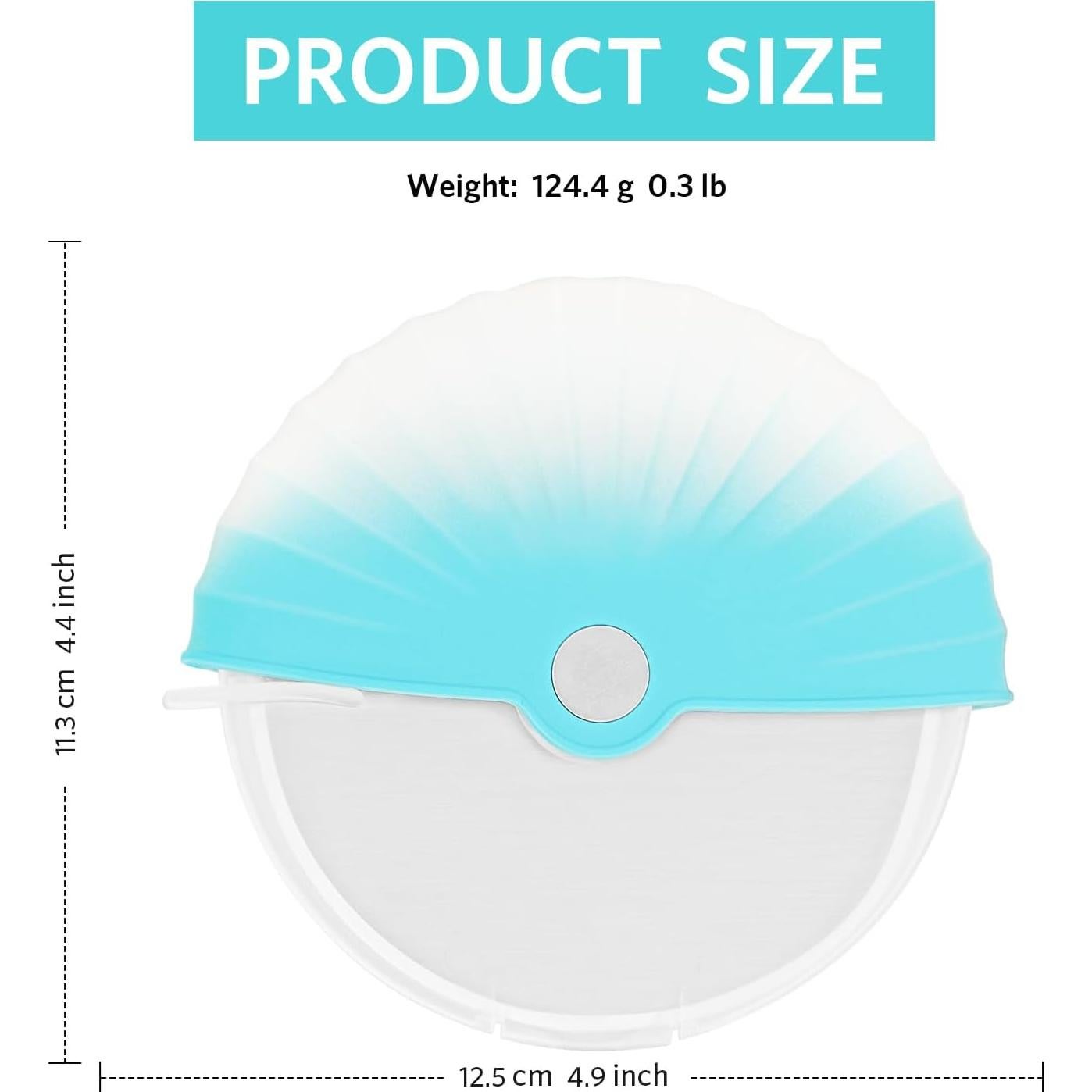 Cortador de Pizza Asdirne con Cubierta Protectora 10 cm