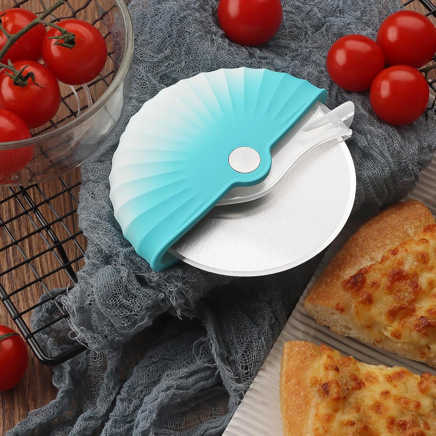 Cortador de Pizza Asdirne con Cubierta Protectora 10 cm