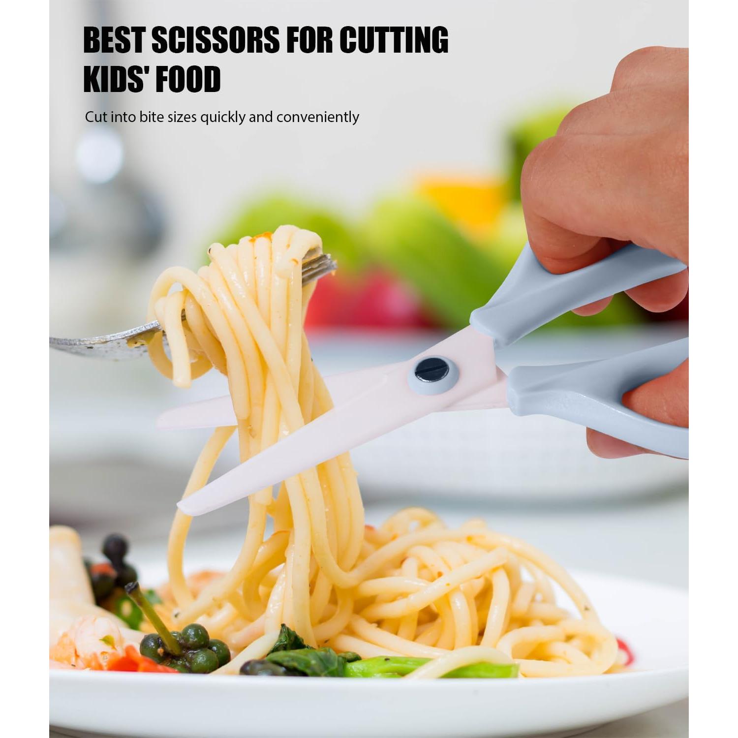 Tijeras de Cerámica para Comida de Bebé ARCHIKING 15.24cm Azul