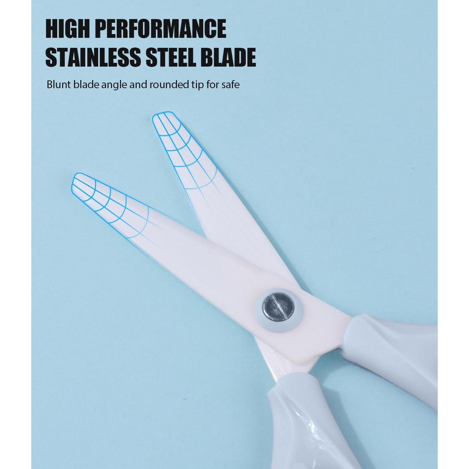 Tijeras de Cerámica para Comida de Bebé ARCHIKING 15.24cm Azul