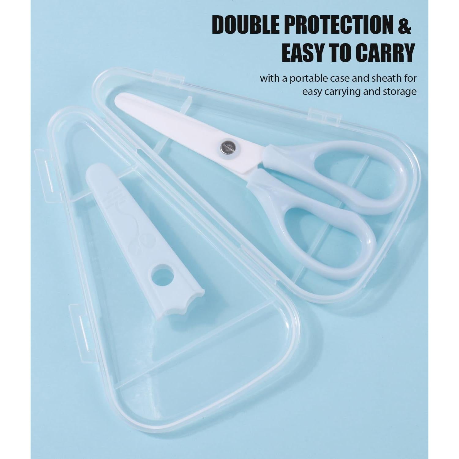 Tijeras de Cerámica para Comida de Bebé ARCHIKING 15.24cm Azul