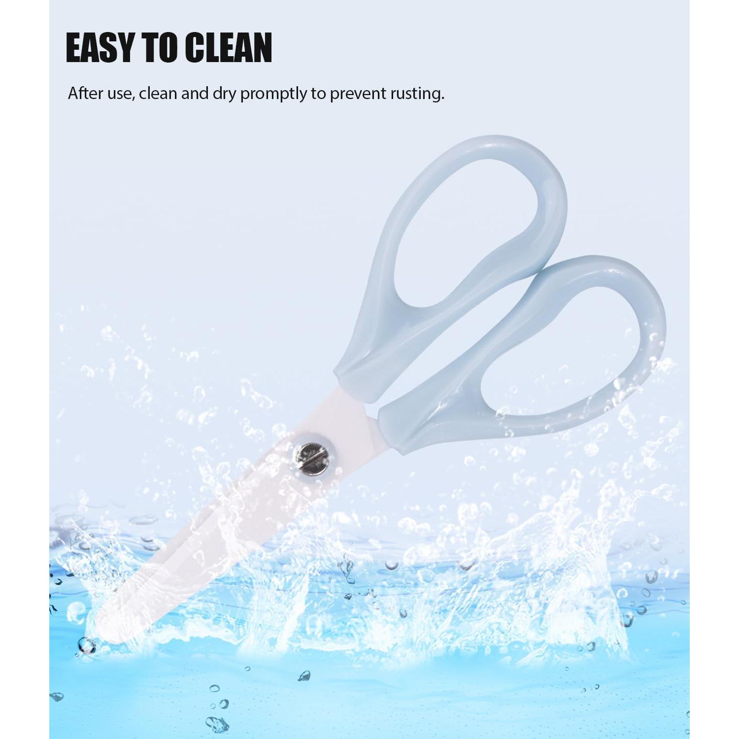 Tijeras de Cerámica para Comida de Bebé ARCHIKING 15.24cm Azul