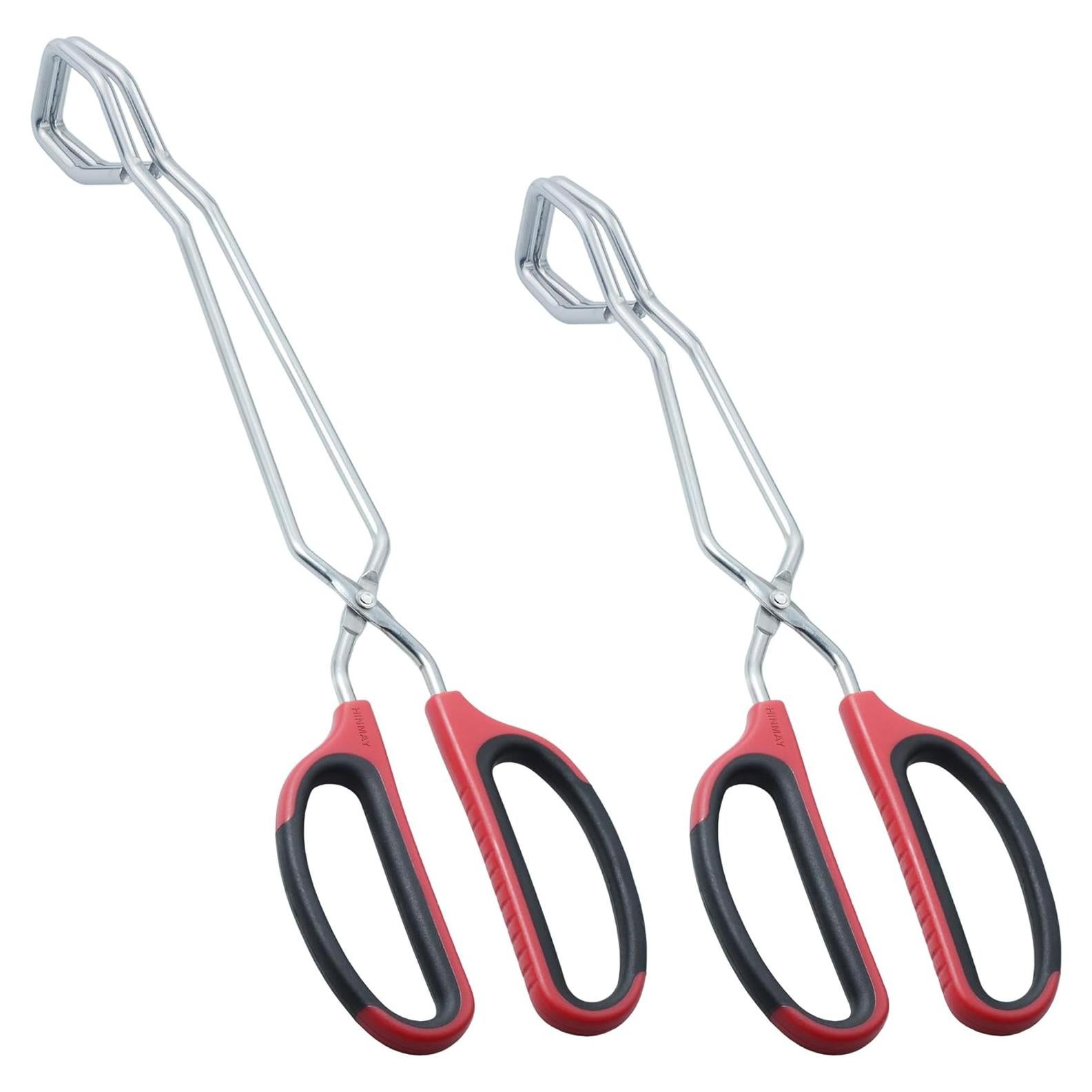 Juego de Pinzas de Tijera HINMAY Acero Inoxidable 33 cm y 28 cm