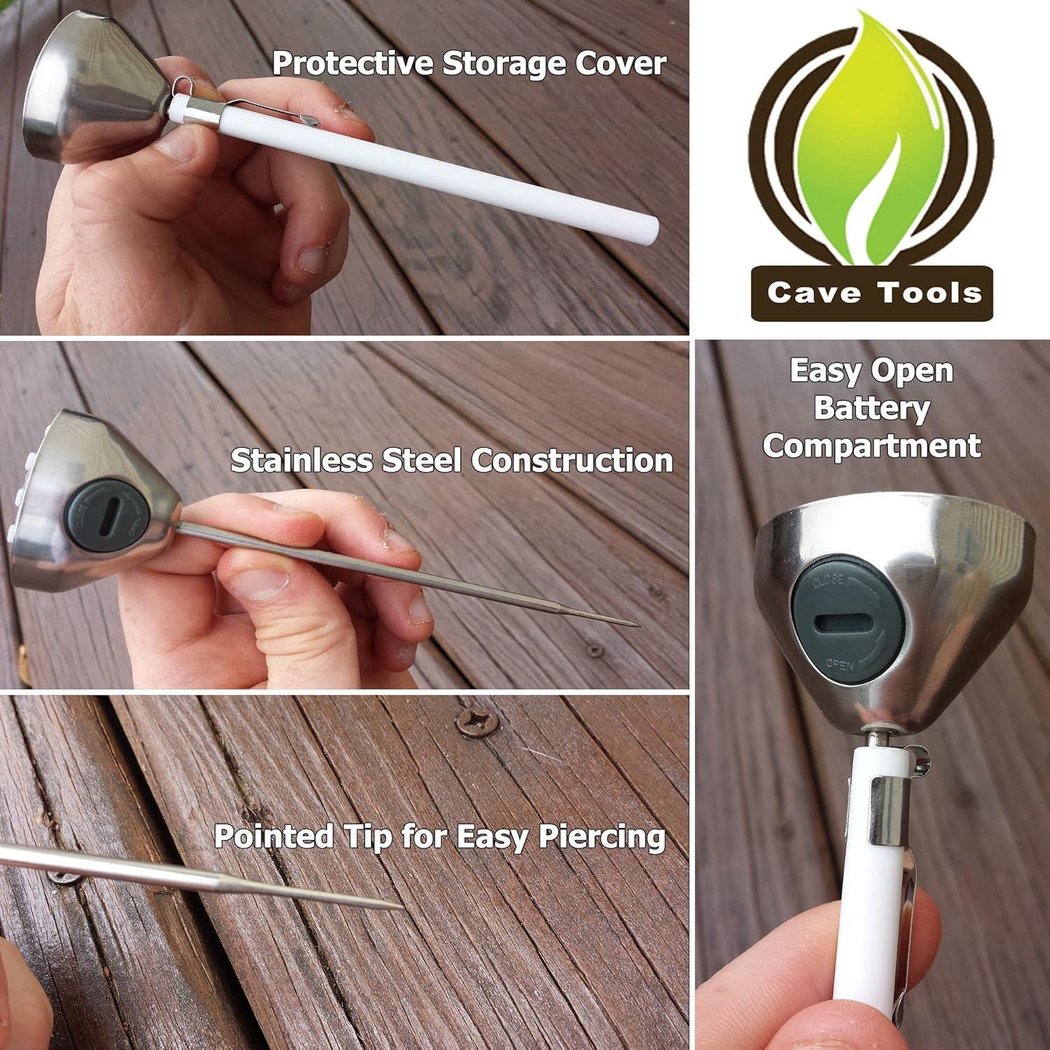 Termómetro Digital Instantáneo Cave Tools con Pantalla LCD