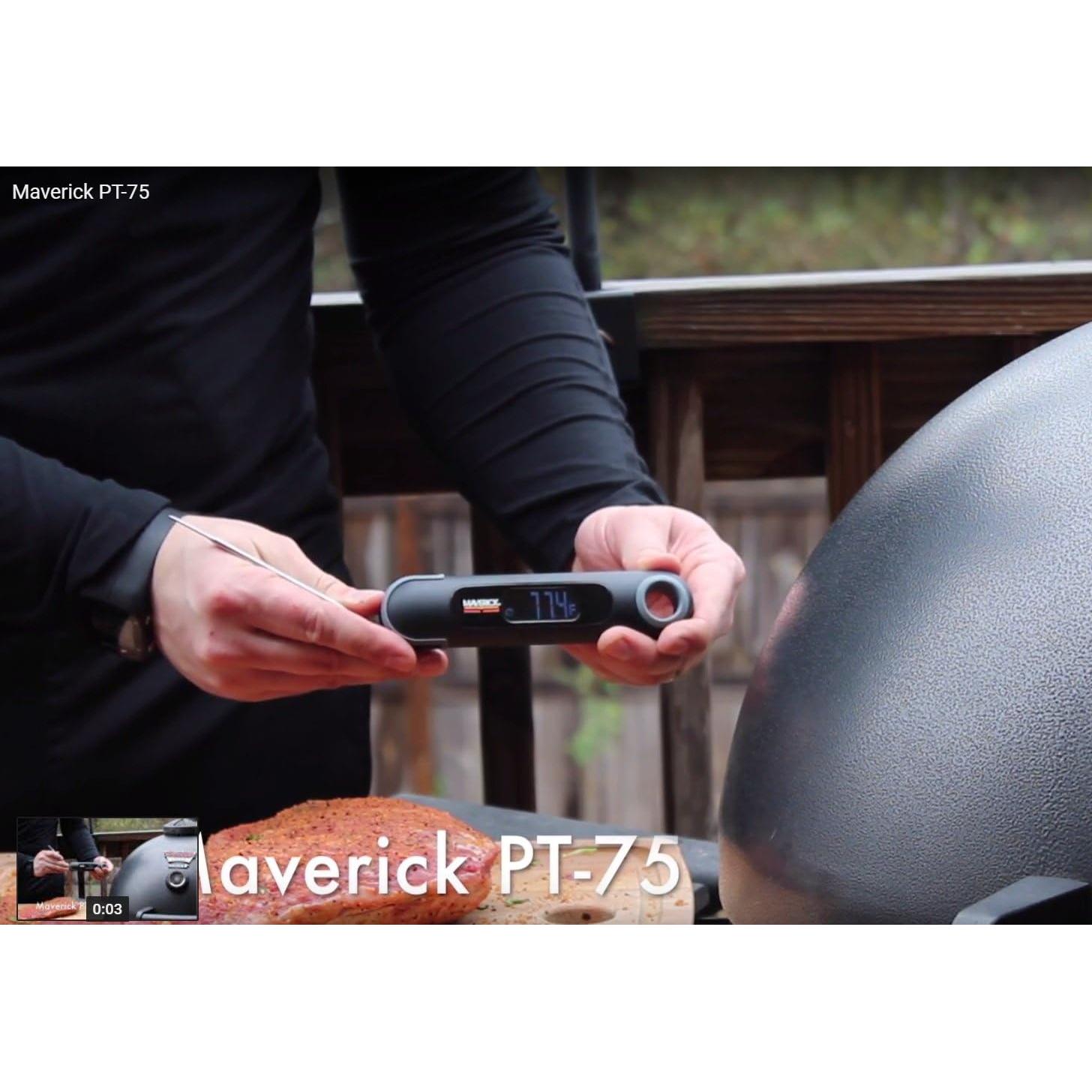 Termómetro Digital Instantáneo Maverick PT-75 2-en-1 Cocina BBQ