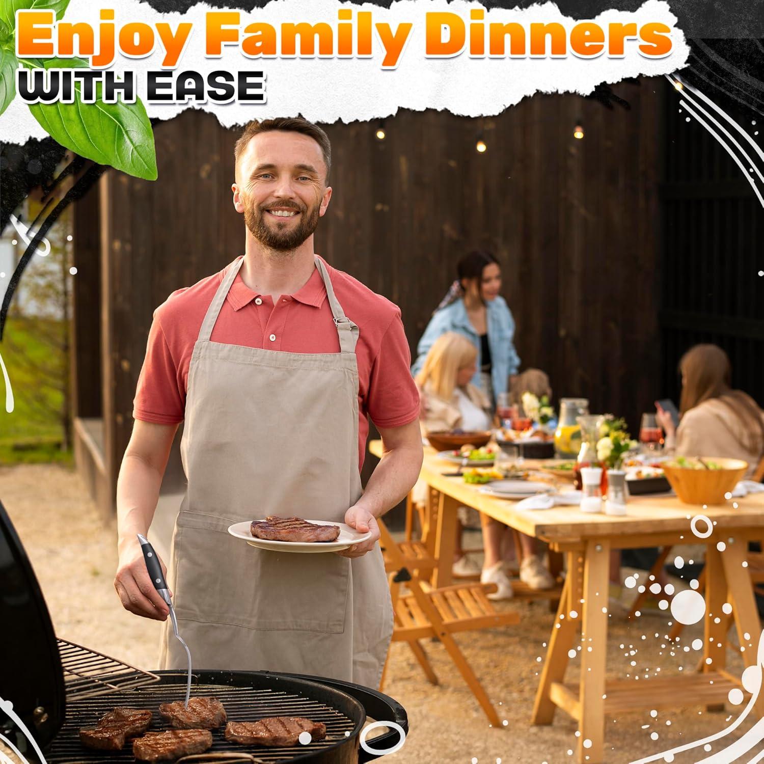 Tenedor de Carne Lagarto Set de 2 Acero Inoxidable 30.48 cm