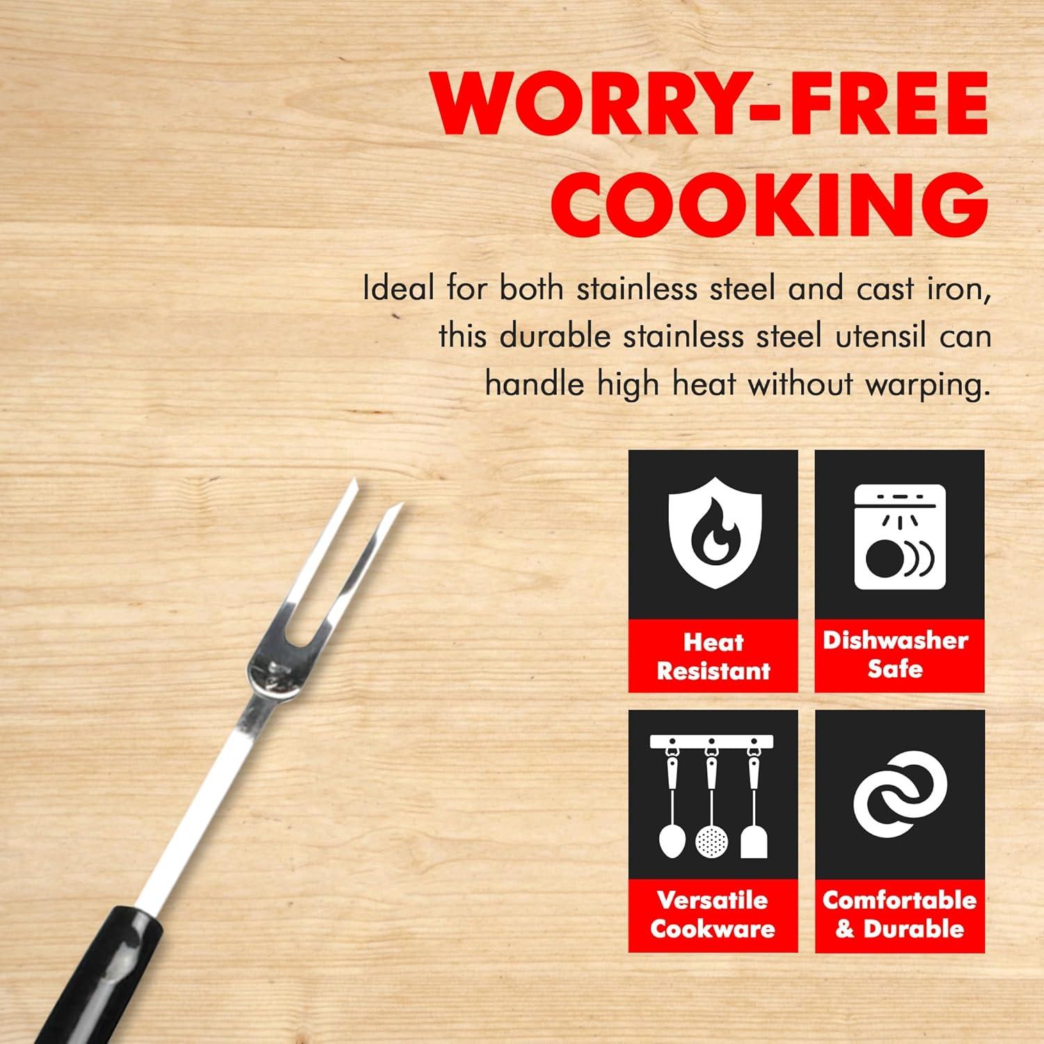 Tenedor de Cocina Chef Craft Select 33 cm Acero Inoxidable