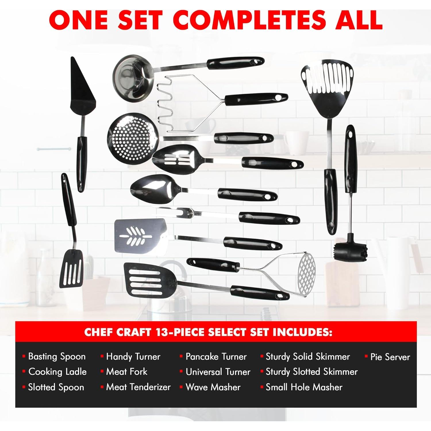 Tenedor de Cocina Chef Craft Select 33 cm Acero Inoxidable