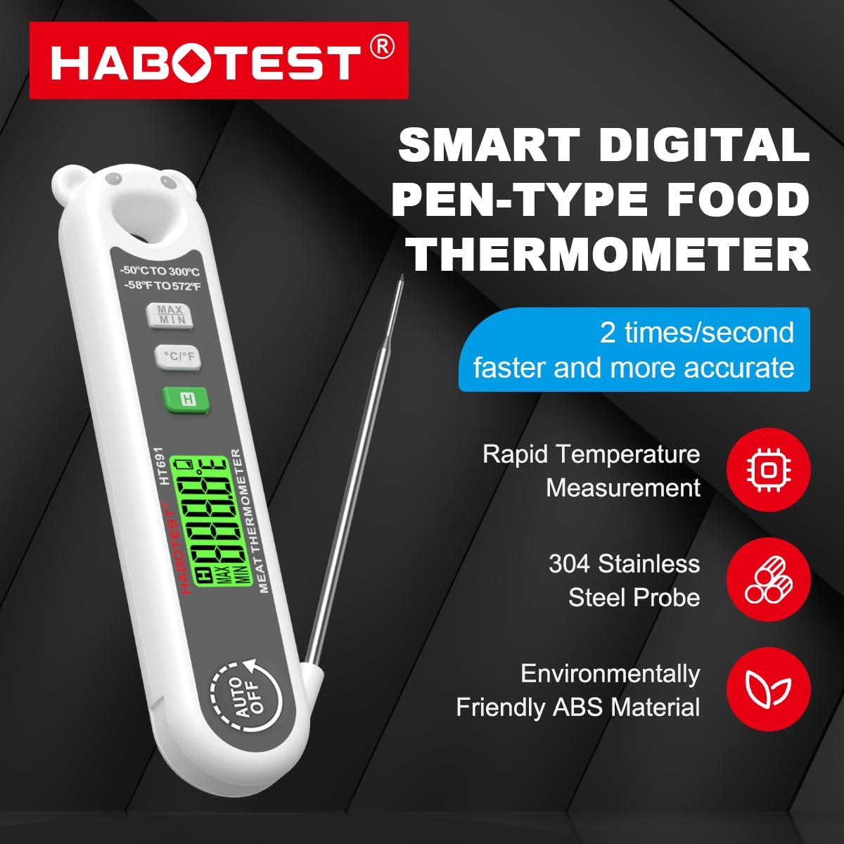 Termómetro Digital de Carne HABOTEST Ultra Rápido IP67