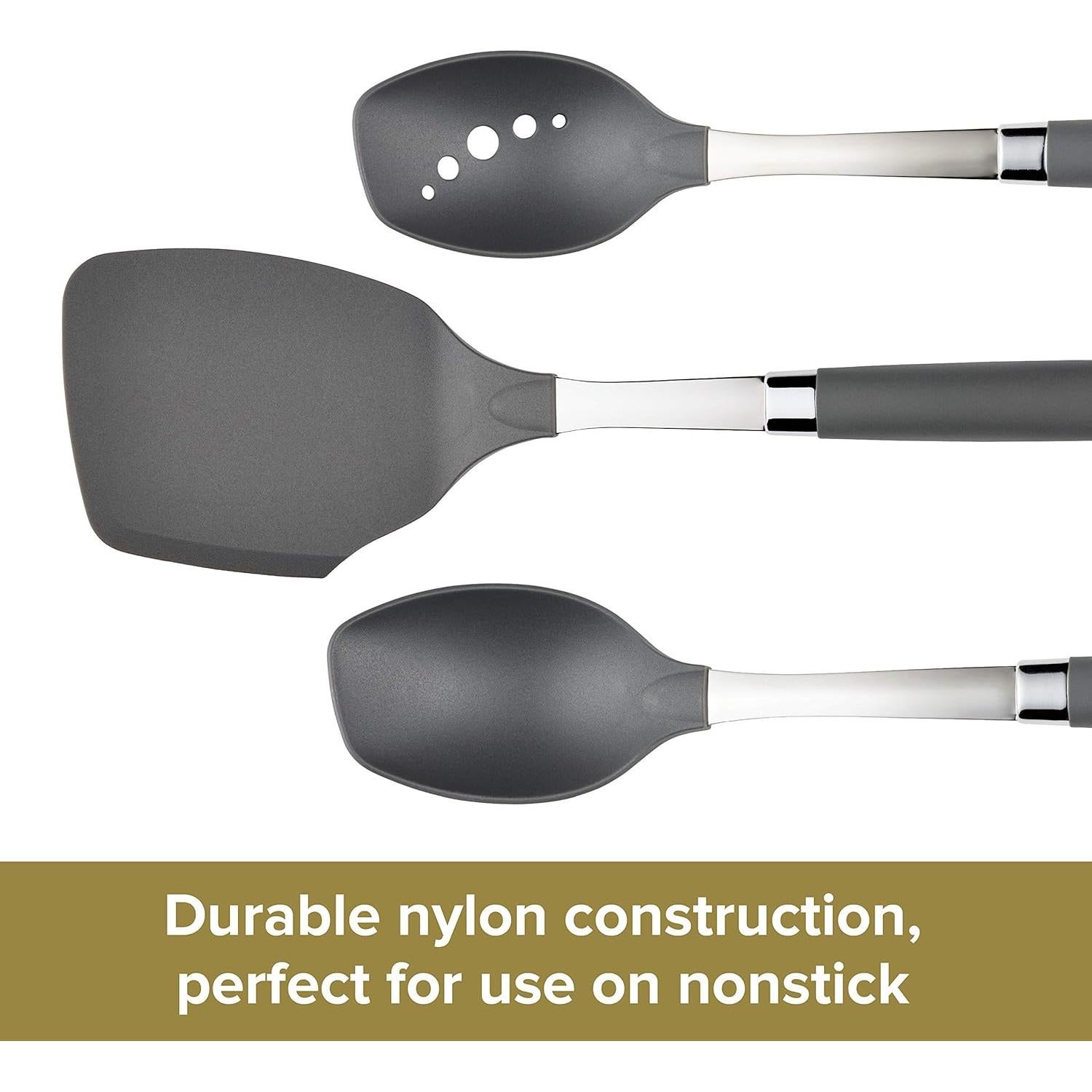 Tenedor de Carne Anolon SureGrip Acero Inoxidable 33.66 cm