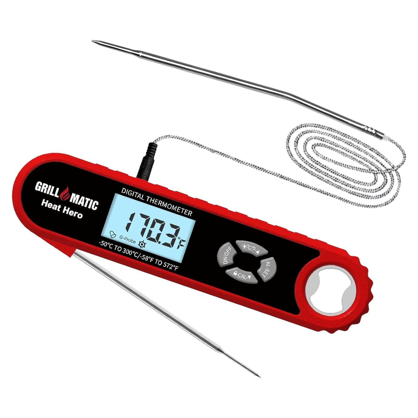 Termómetro Digital Heat Hero para Carne - Lectura Instantánea
