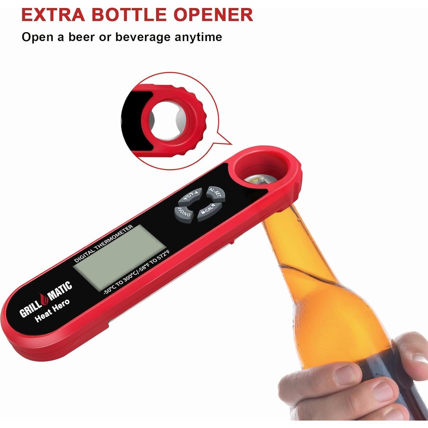 Termómetro Digital Heat Hero para Carne - Lectura Instantánea