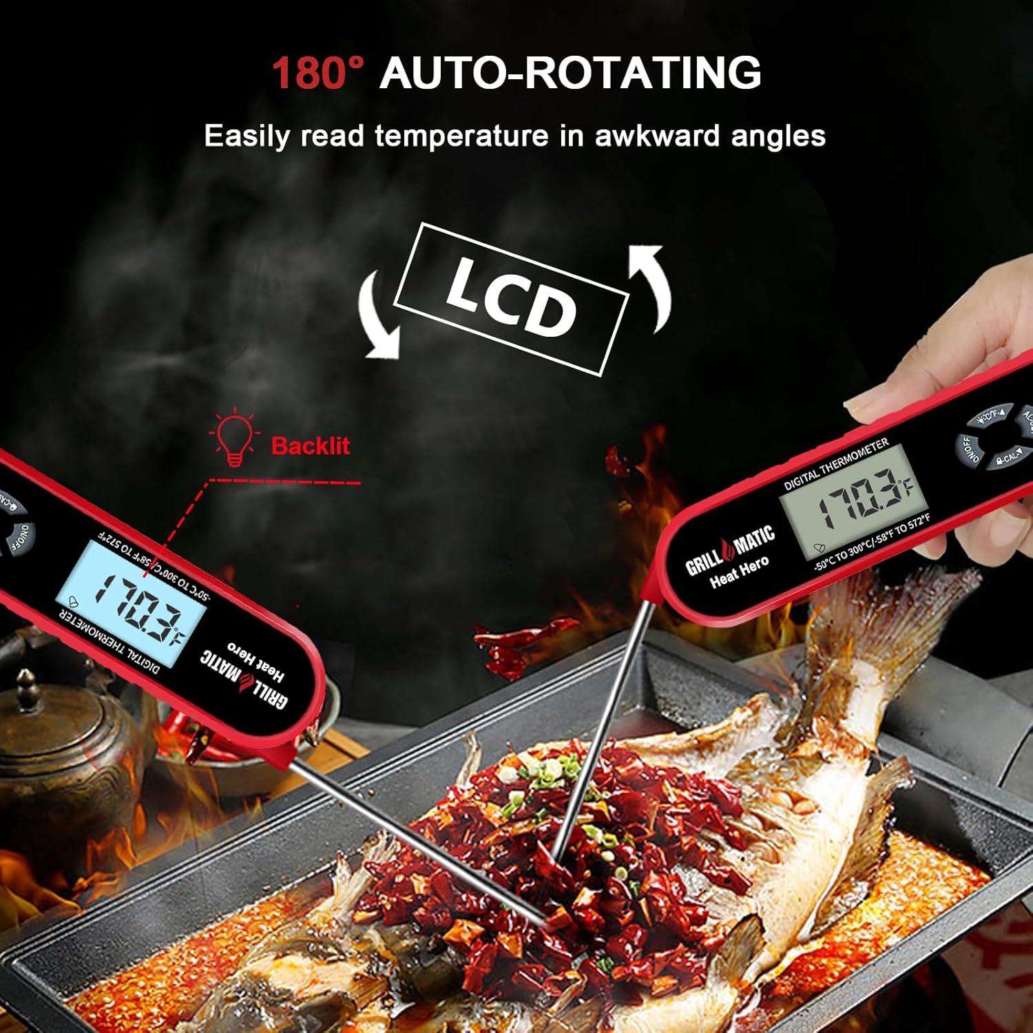 Termómetro Digital Heat Hero para Carne - Lectura Instantánea