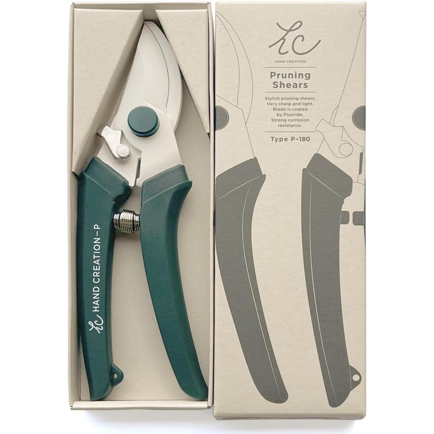 Tijeras de podar Sakagen P180 Verde Musgo 116g