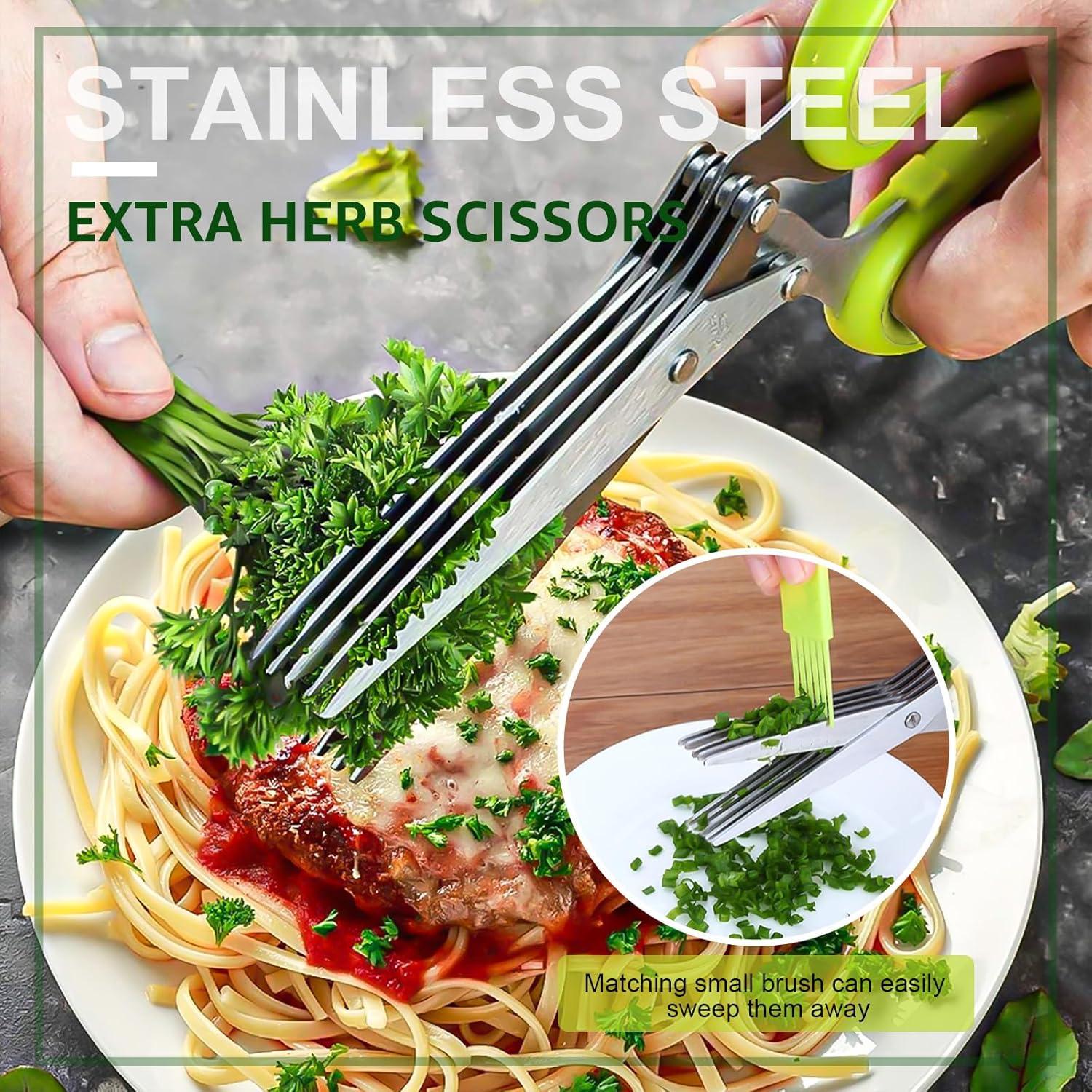 Tijeras de Cocina OneBom 2 Piezas Acero Inoxidable Afiladas