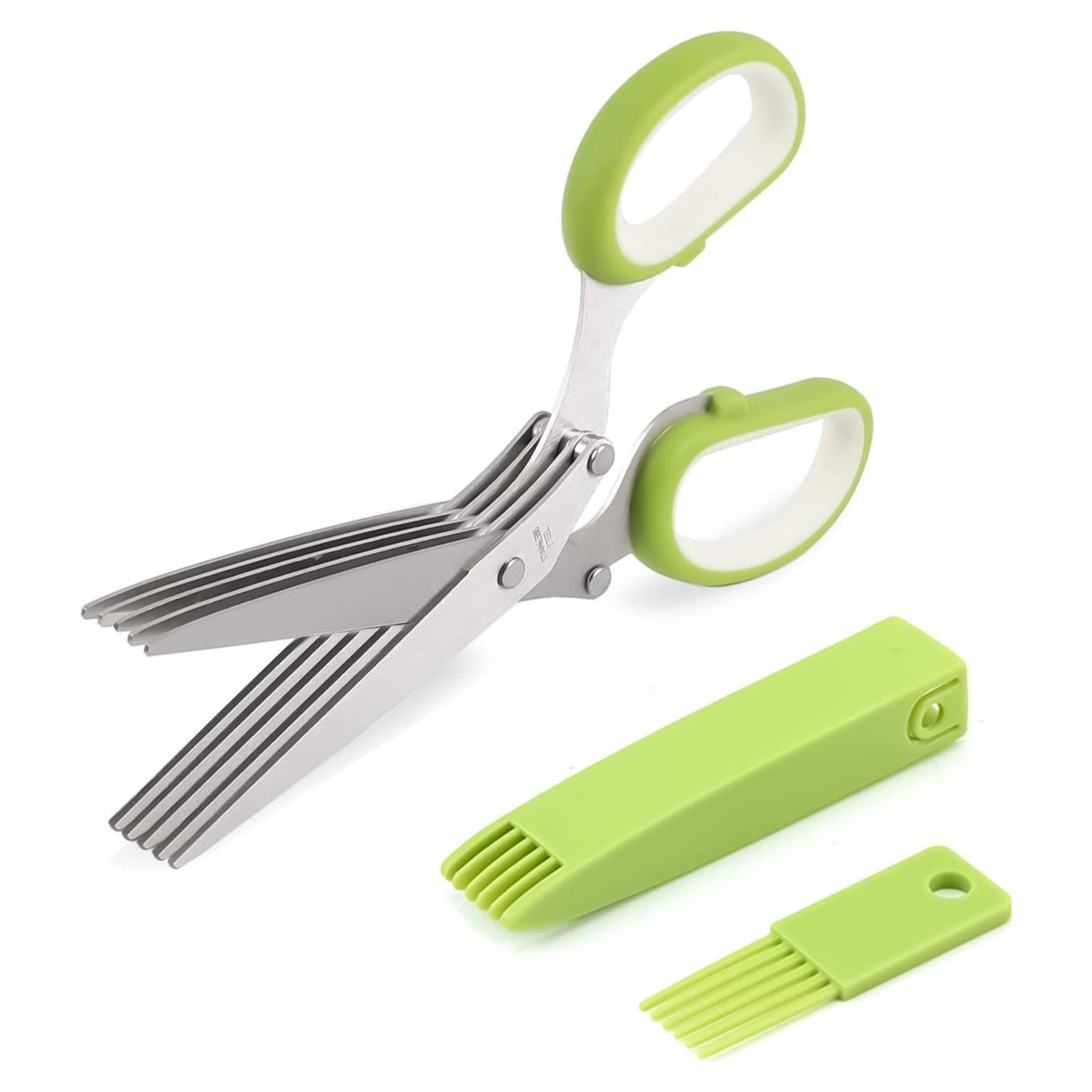 Tijeras de Hierbas SCAIKTIG 20.32 cm 5 Cuchillas Inoxidable