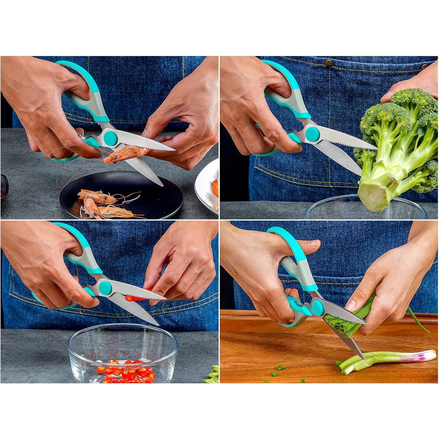 Tijeras de Cocina Hollory Acero Inoxidable 21cm Multiusos