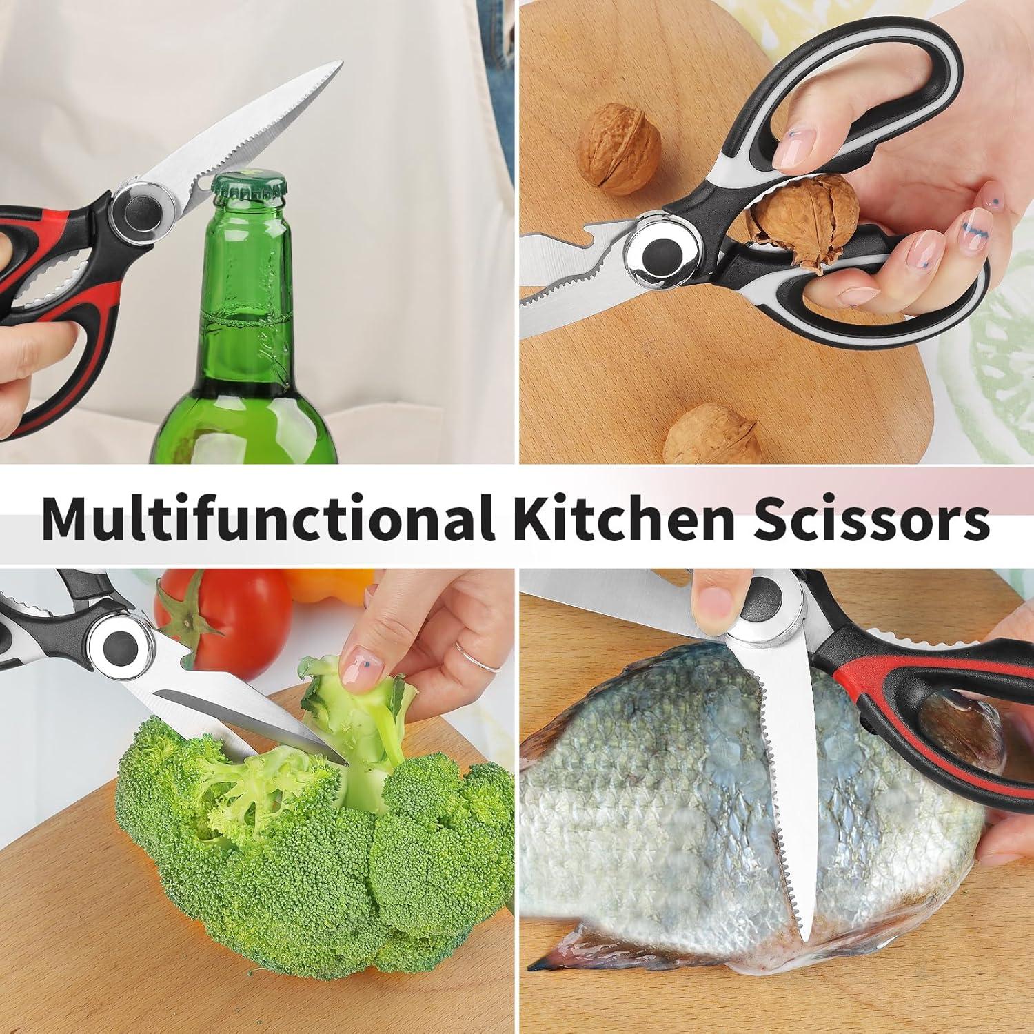 Juego de Tijeras de Cocina Vutyvve - Acero Inoxidable, 3 Piezas