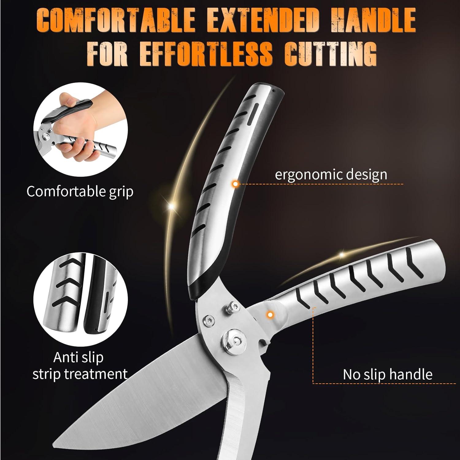 Tijeras de Cocina JGNYMG de Acero Inoxidable Uso Pesado