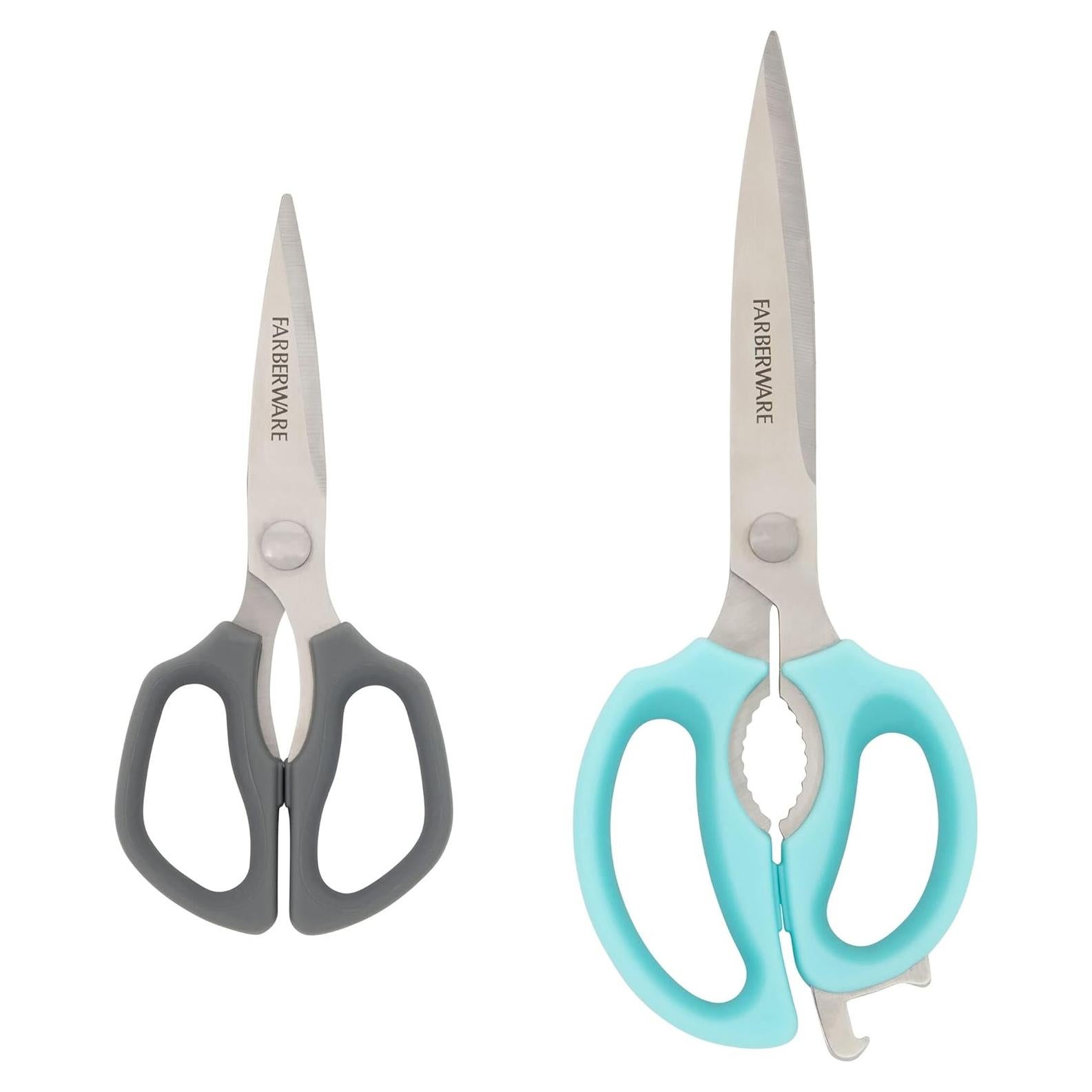 Tijeras de Cocina 4 en 1 Farberware Comfort Grip - 2 Piezas