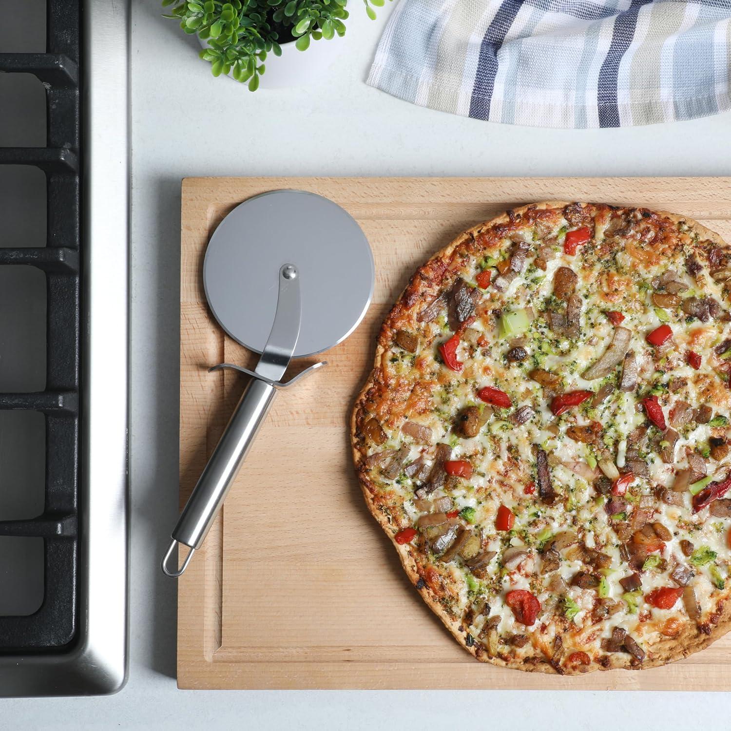 Cortador de Pizza Profesional Martha Stewart Acero Inoxidable 10 cm