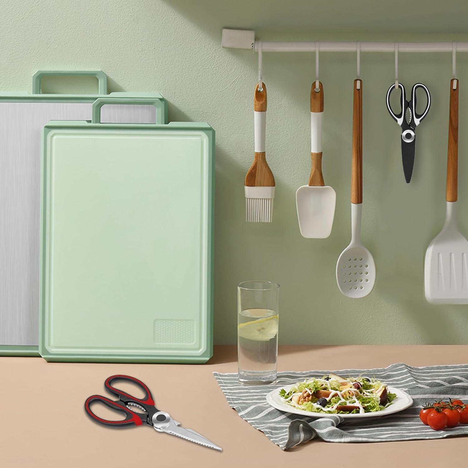 Tijeras de Cocina SZHLUX 2-Pack Afiladas Acero Inoxidable 21.6cm